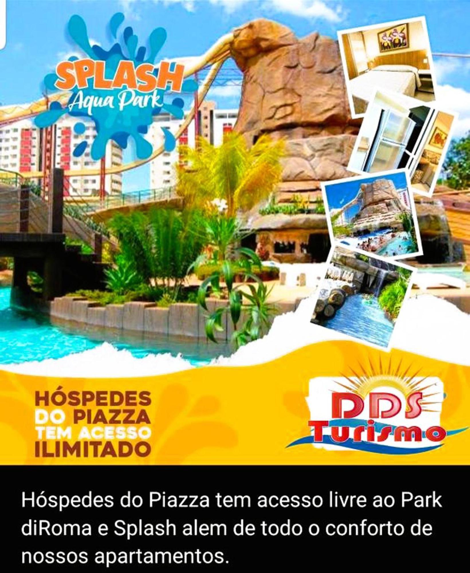 Piazza Diroma - Cortesia Park Diroma, Splash E Slide Caldas Novas Bagian luar foto
